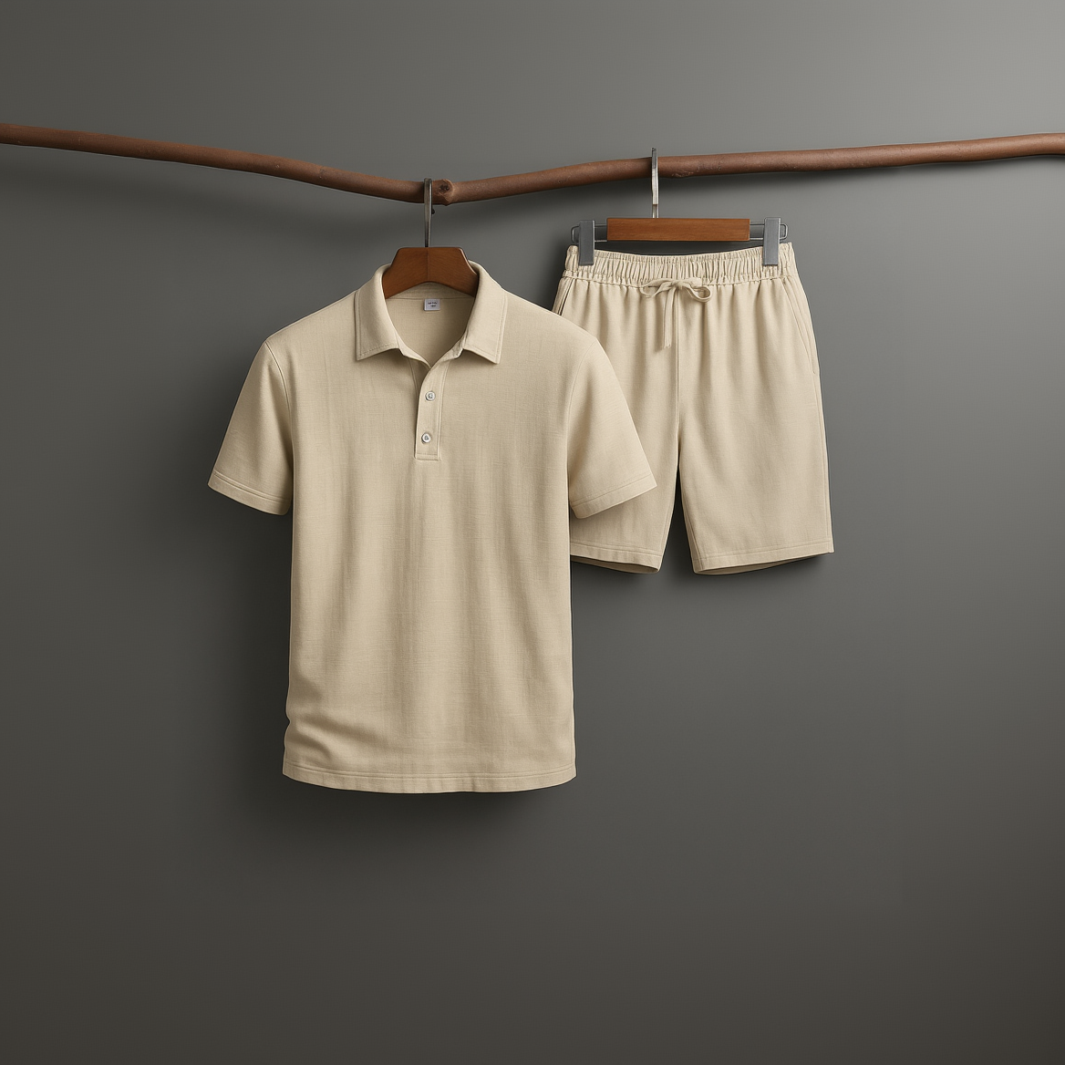 Oslo Linne Polo Set