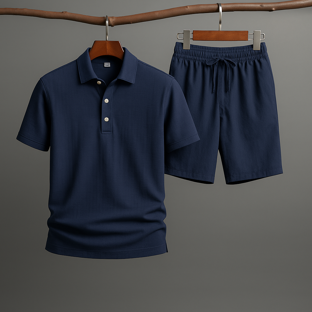 Oslo Linne Polo Set