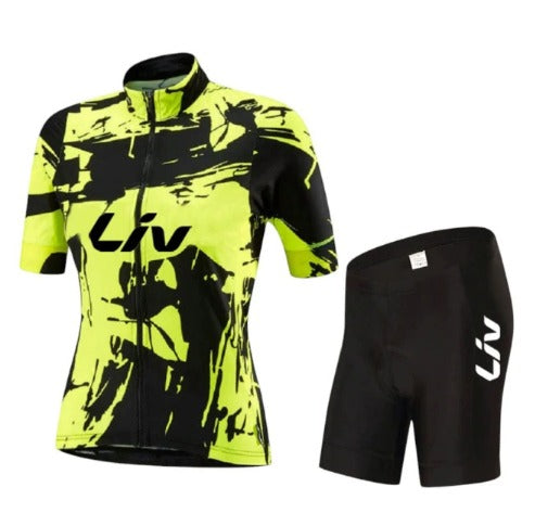 BORA cykeloutfit | Kortärmad cykeltröja + cykelshorts med hängslen