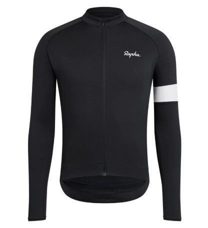 Rapha unisex cykeltröja | Långärmad med fleecefoder för cykling