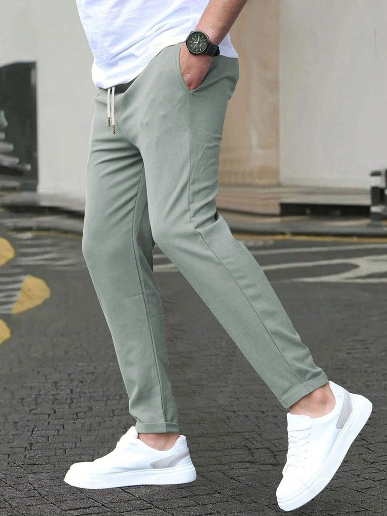 Aurelio Stretch-Chino-byxa