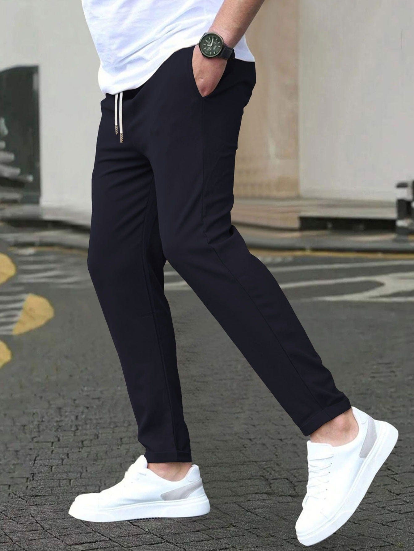 Aurelio Stretch-Chino-byxa