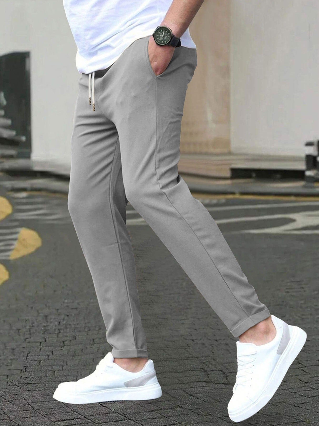 Aurelio Stretch-Chino-byxa