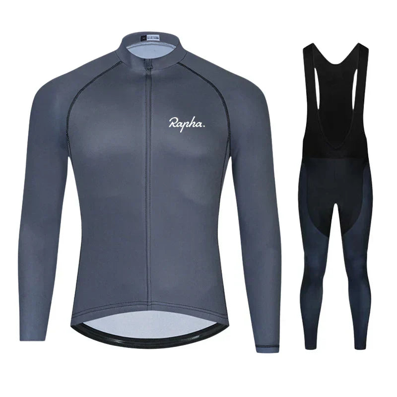 Rapha | Professionell långärmad cykeloutfit – Version med fleecefoder