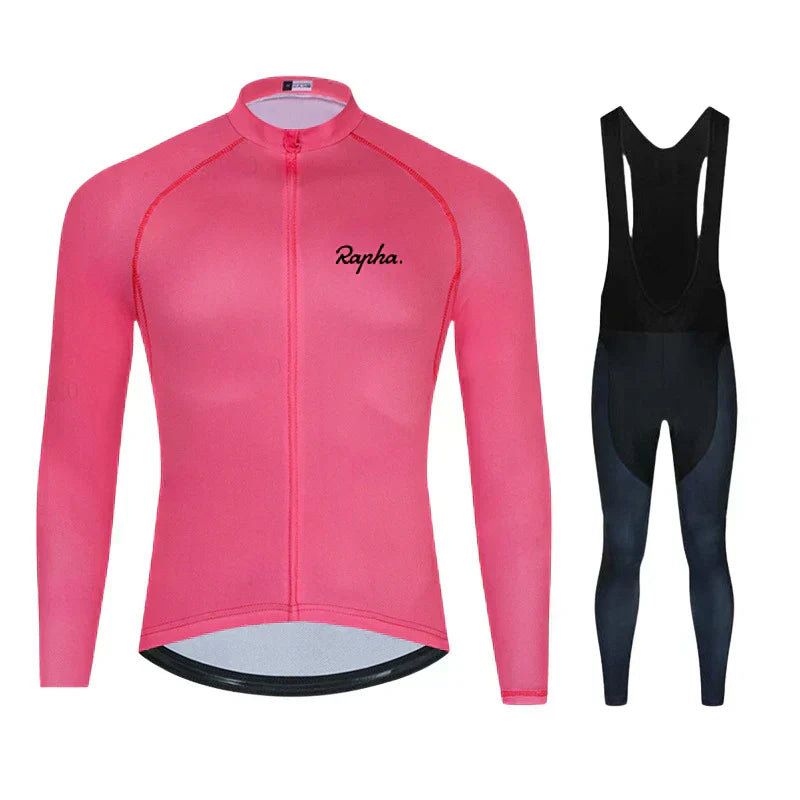 Rapha | Professionell långärmad cykeloutfit – Version med fleecefoder