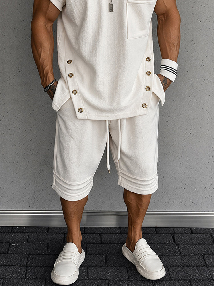 Sommar Streetwear Tank Top och Shorts Set