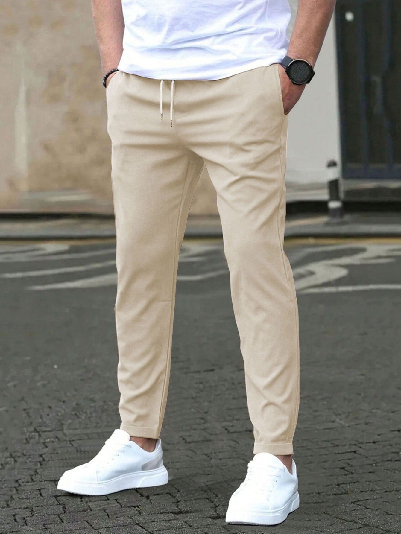 Aurelio Stretch-Chino-byxa