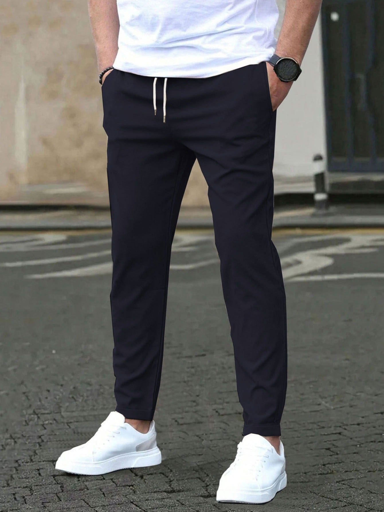 Aurelio Stretch-Chino-byxa