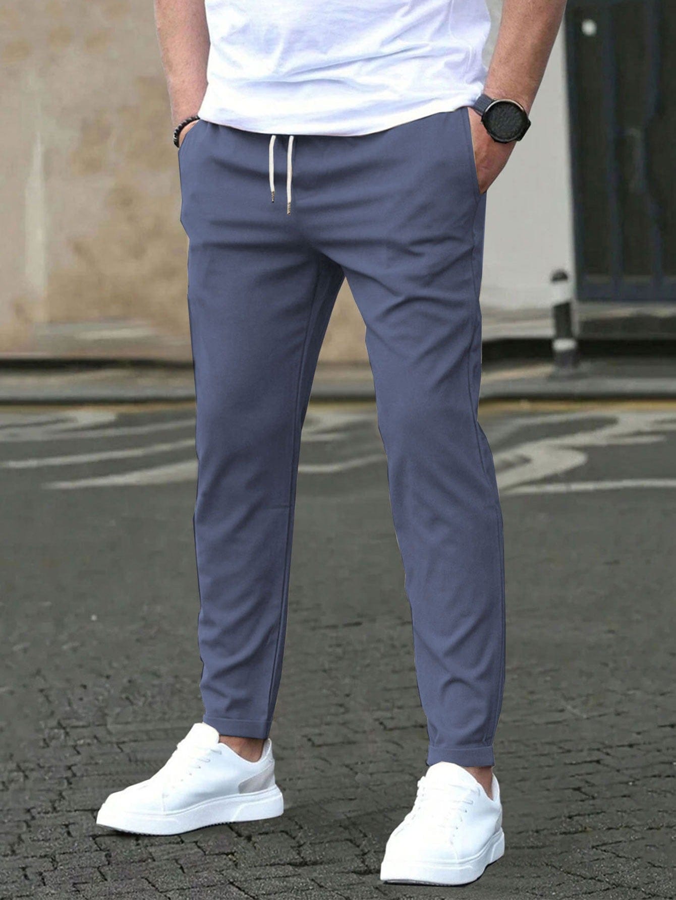 Aurelio Stretch-Chino-byxa