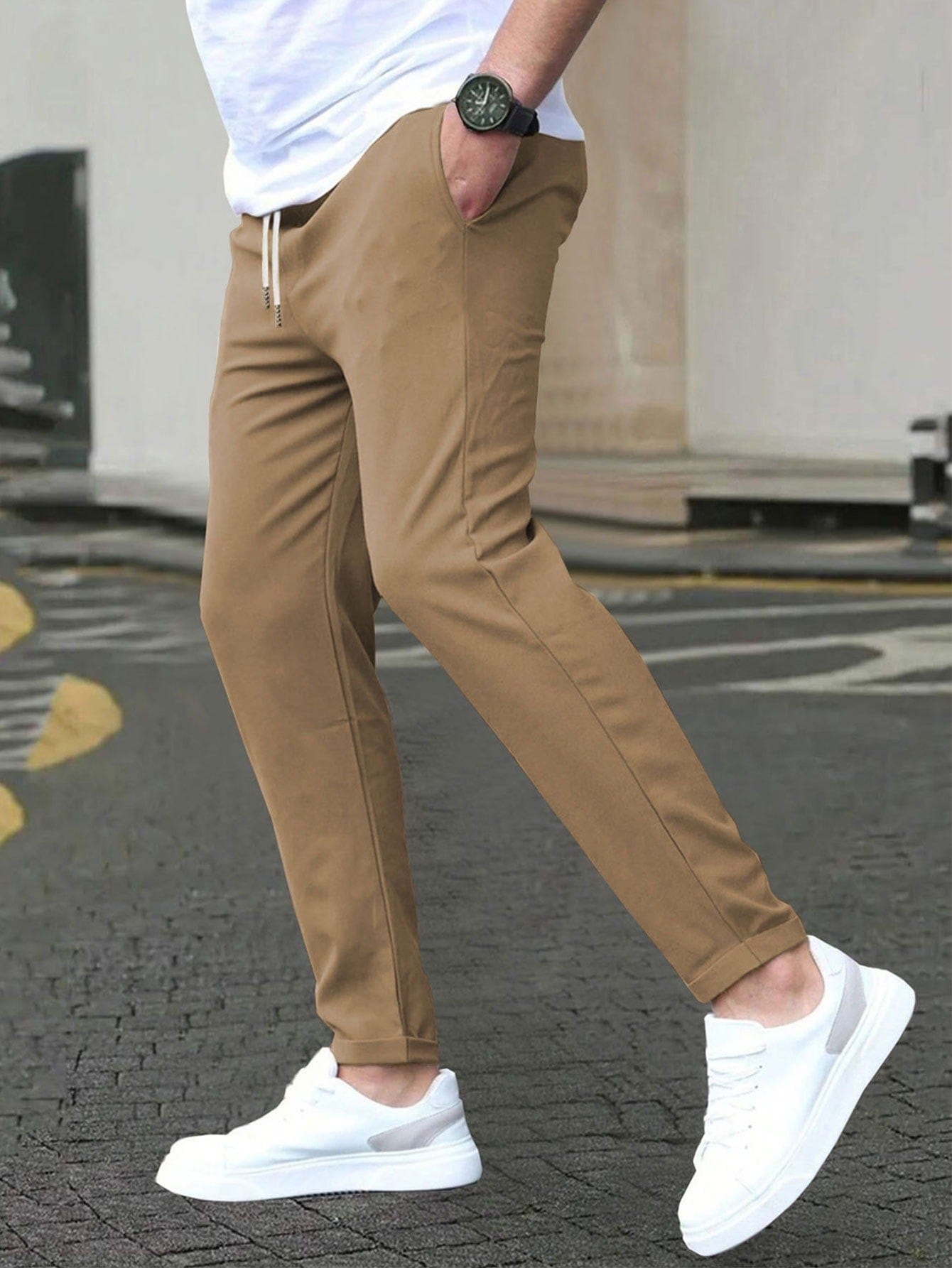 Aurelio Stretch-Chino-byxa