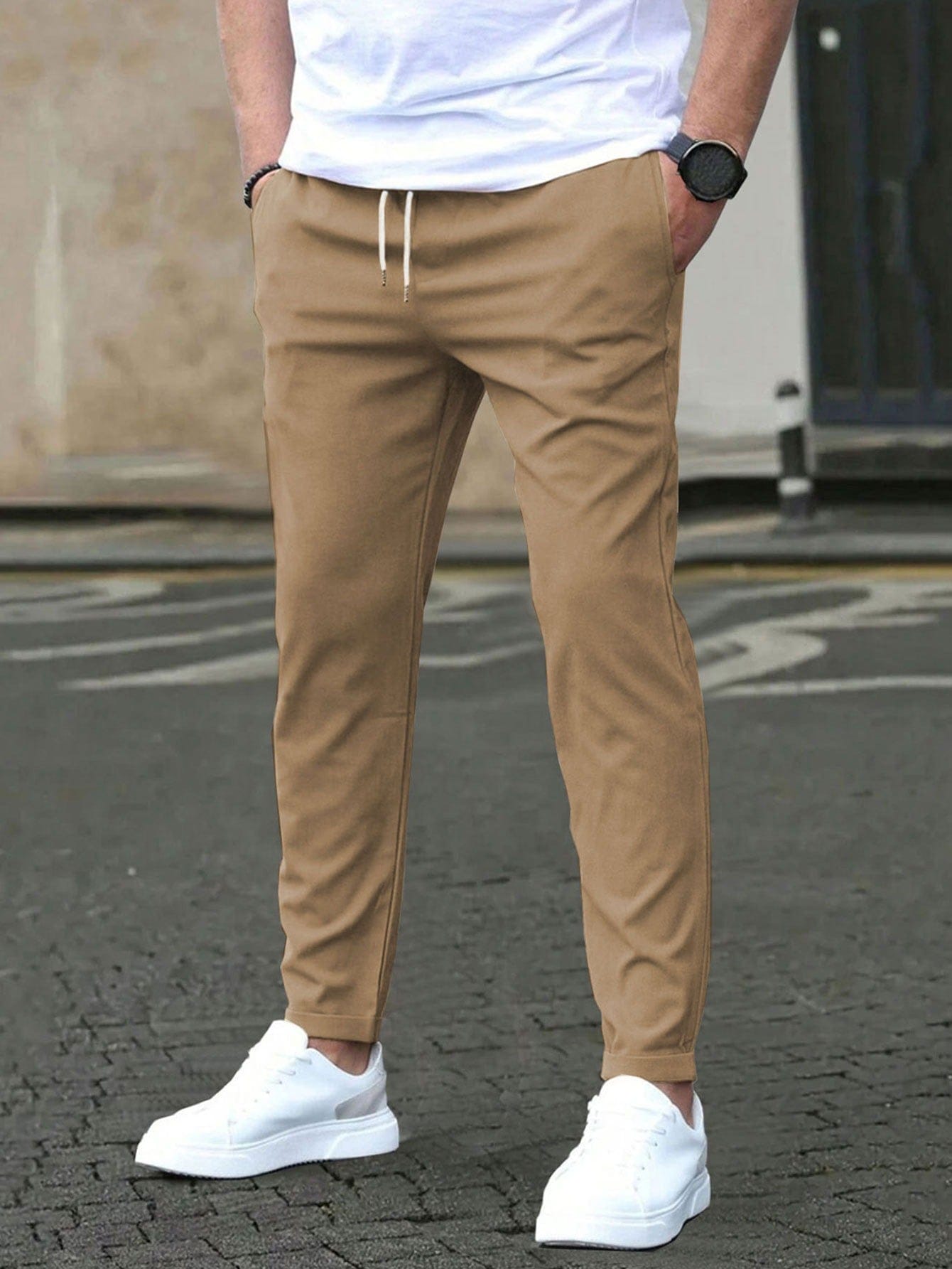 Aurelio Stretch-Chino-byxa