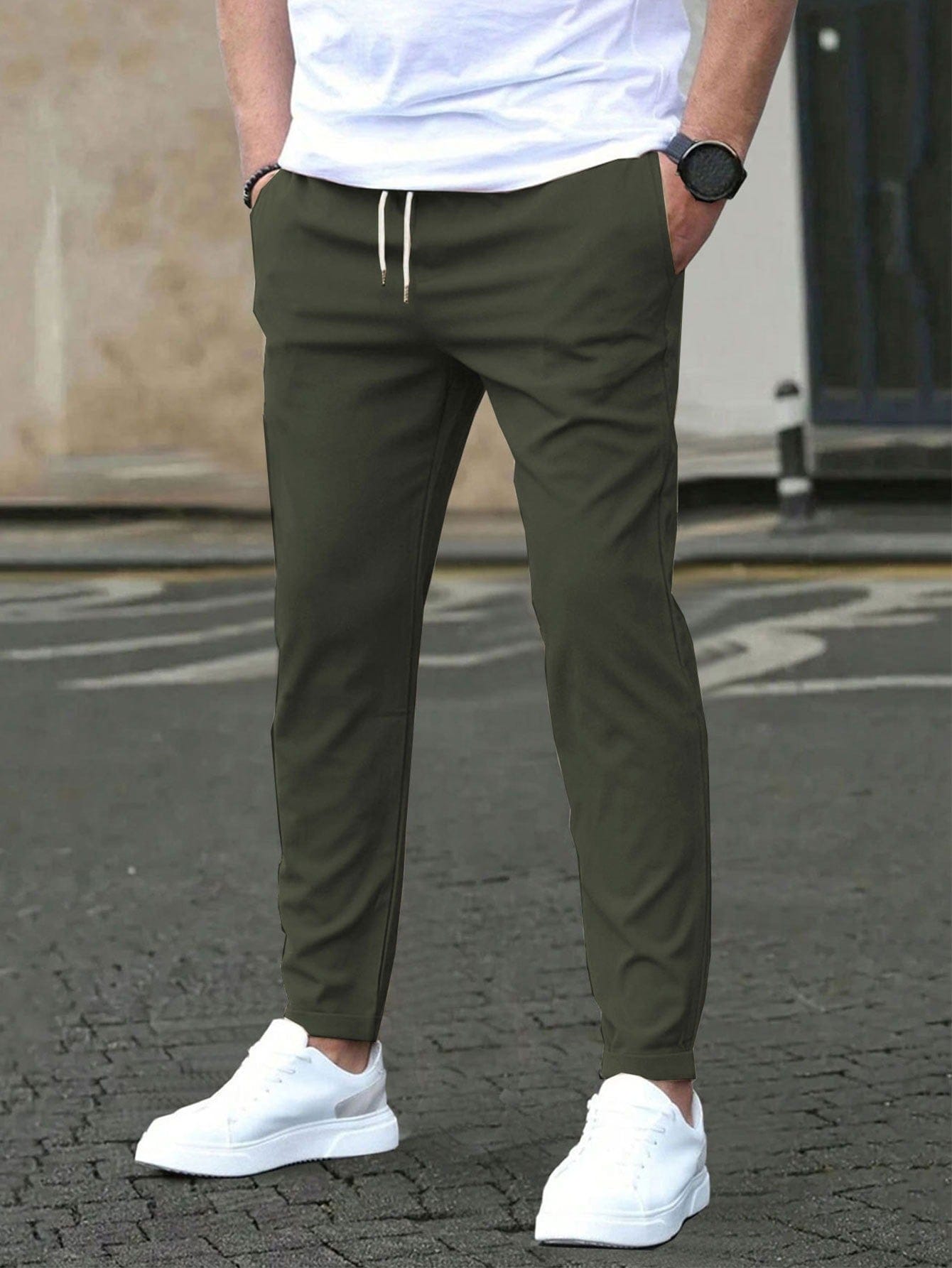 Aurelio Stretch-Chino-byxa