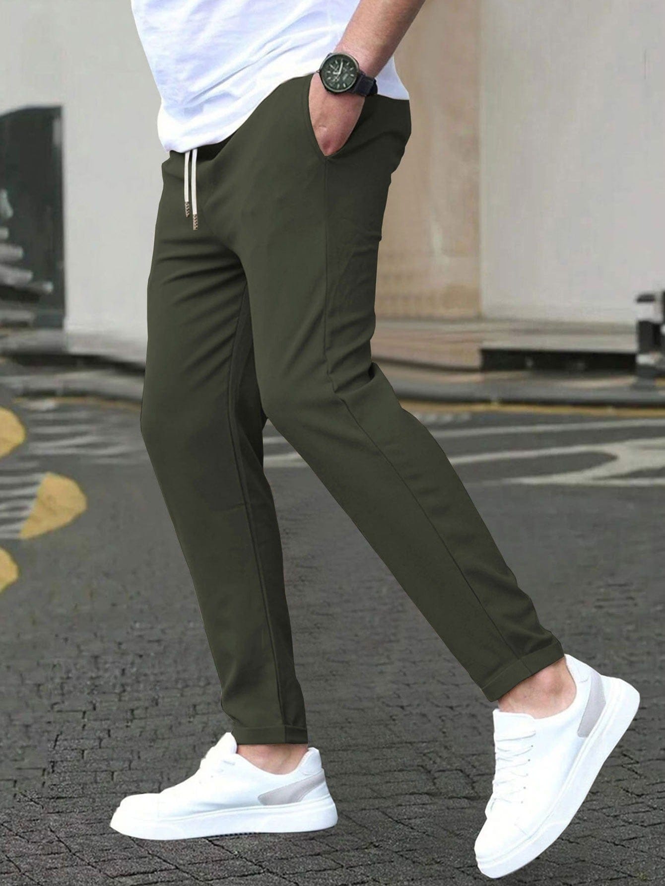 Aurelio Stretch-Chino-byxa